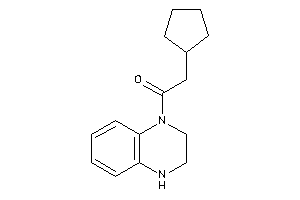 2-cyclopentyl-1-(3,4-dihydro-2H-quinoxalin-1-yl)ethanone