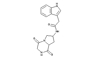 N-(1,4-diketo-2,3,6,7,8,8a-hexahydropyrrolo[1,2-a]pyrazin-7-yl)-2-(1H-indol-3-yl)acetamide