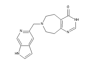 7-(1H-pyrrolo[2,3-c]pyridin-5-ylmethyl)-5,6,8,9-tetrahydro-3H-pyrimido[4,5-d]azepin-4-one