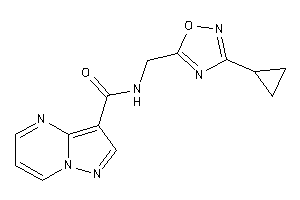 N-[(3-cyclopropyl-1,2,4-oxadiazol-5-yl)methyl]pyrazolo[1,5-a]pyrimidine-3-carboxamide