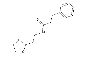 N-[2-(1,3-dioxolan-2-yl)ethyl]-3-phenyl-propionamide