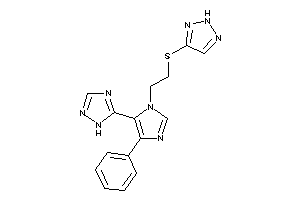 4-[2-[4-phenyl-5-(1H-1,2,4-triazol-5-yl)imidazol-1-yl]ethylthio]-2H-triazole