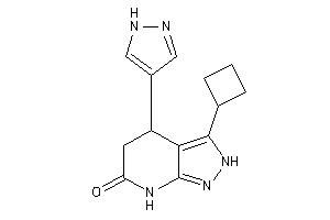 3-cyclobutyl-4-(1H-pyrazol-4-yl)-2,4,5,7-tetrahydropyrazolo[3,4-b]pyridin-6-one