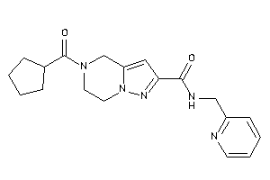 5-(cyclopentanecarbonyl)-N-(2-pyridylmethyl)-6,7-dihydro-4H-pyrazolo[1,5-a]pyrazine-2-carboxamide