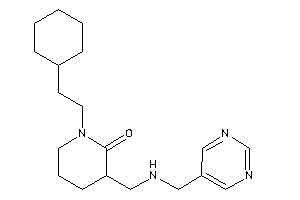 1-(2-cyclohexylethyl)-3-[(5-pyrimidylmethylamino)methyl]-2-piperidone