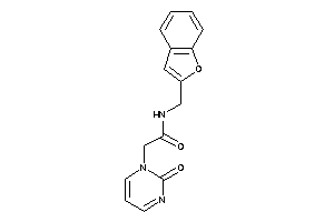 N-(benzofuran-2-ylmethyl)-2-(2-ketopyrimidin-1-yl)acetamide
