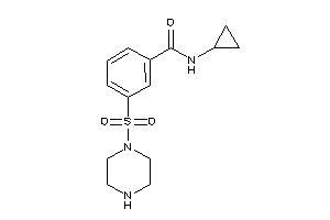 N-cyclopropyl-3-piperazinosulfonyl-benzamide