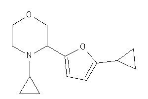 4-cyclopropyl-3-(5-cyclopropyl-2-furyl)morpholine