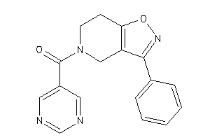 Image of (3-phenyl-6,7-dihydro-4H-isoxazolo[4,5-c]pyridin-5-yl)-(5-pyrimidyl)methanone