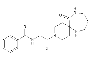 N-[2-keto-2-(7-keto-3,8,12-triazaspiro[5.6]dodecan-3-yl)ethyl]benzamide