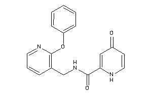 4-keto-N-[(2-phenoxy-3-pyridyl)methyl]-1H-pyridine-2-carboxamide