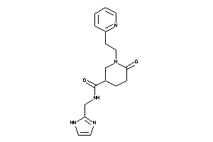 N-(1H-imidazol-2-ylmethyl)-6-keto-1-[2-(2-pyridyl)ethyl]nipecotamide