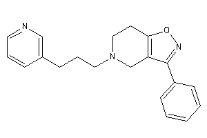 3-phenyl-5-[3-(3-pyridyl)propyl]-6,7-dihydro-4H-isoxazolo[4,5-c]pyridine