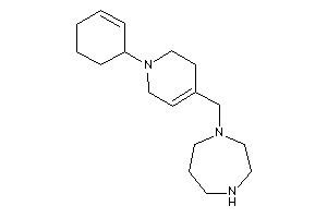 1-[(1-cyclohex-2-en-1-yl-3,6-dihydro-2H-pyridin-4-yl)methyl]-1,4-diazepane