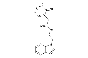 N-(2-indol-1-ylethyl)-2-(6-keto-1H-pyrimidin-5-yl)acetamide