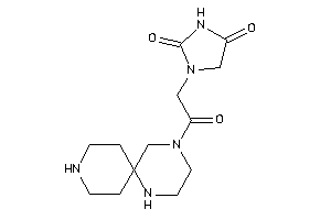 1-[2-keto-2-(1,4,9-triazaspiro[5.5]undecan-4-yl)ethyl]hydantoin