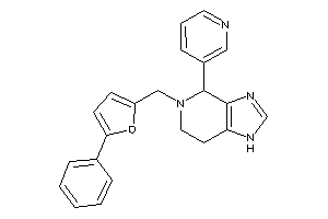 5-[(5-phenyl-2-furyl)methyl]-4-(3-pyridyl)-1,4,6,7-tetrahydroimidazo[4,5-c]pyridine