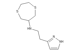 1,4-dithiepan-6-yl-[2-(1H-pyrazol-3-yl)ethyl]amine