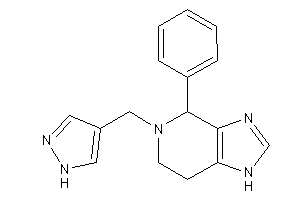 4-phenyl-5-(1H-pyrazol-4-ylmethyl)-1,4,6,7-tetrahydroimidazo[4,5-c]pyridine