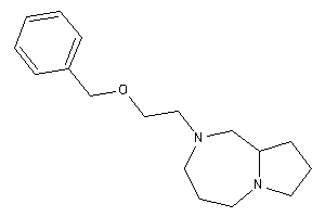 2-(2-benzoxyethyl)-1,3,4,5,7,8,9,9a-octahydropyrrolo[1,2-a][1,4]diazepine