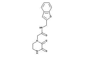 N-(benzofuran-2-ylmethyl)-2-(2,3-diketopiperazino)acetamide