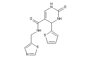 2-keto-N-(thiazol-5-ylmethyl)-4-(2-thienyl)-3,4-dihydro-1H-pyrimidine-5-carboxamide