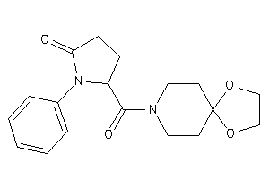 5-(1,4-dioxa-8-azaspiro[4.5]decane-8-carbonyl)-1-phenyl-2-pyrrolidone