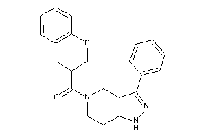 Image of Chroman-3-yl-(3-phenyl-1,4,6,7-tetrahydropyrazolo[4,3-c]pyridin-5-yl)methanone