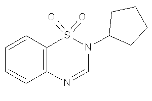 2-cyclopentylbenzo[e][1,2,4]thiadiazine 1,1-dioxide