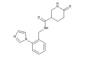 N-(2-imidazol-1-ylbenzyl)-6-keto-nipecotamide