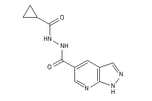 N'-(cyclopropanecarbonyl)-1H-pyrazolo[3,4-b]pyridine-5-carbohydrazide