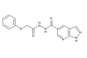 N'-(2-phenoxyacetyl)-1H-pyrazolo[3,4-b]pyridine-5-carbohydrazide