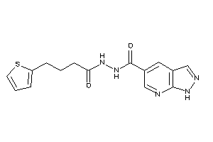 N'-[4-(2-thienyl)butanoyl]-1H-pyrazolo[3,4-b]pyridine-5-carbohydrazide