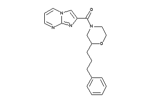 Imidazo[1,2-a]pyrimidin-2-yl-[2-(3-phenylpropyl)morpholino]methanone