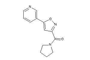 [5-(3-pyridyl)isoxazol-3-yl]-pyrrolidino-methanone