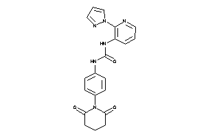 1-(4-glutarimidophenyl)-3-(2-pyrazol-1-yl-3-pyridyl)urea