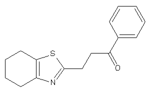 1-phenyl-3-(4,5,6,7-tetrahydro-1,3-benzothiazol-2-yl)propan-1-one