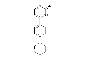 6-(4-cyclohexylphenyl)-1H-pyrimidine-2-thione