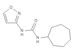 1-cycloheptyl-3-isoxazol-3-yl-urea