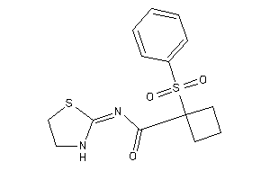 1-besyl-N-thiazolidin-2-ylidene-cyclobutanecarboxamide