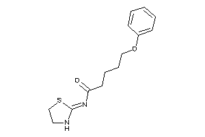 5-phenoxy-N-thiazolidin-2-ylidene-valeramide