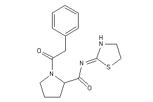 1-(2-phenylacetyl)-N-thiazolidin-2-ylidene-pyrrolidine-2-carboxamide