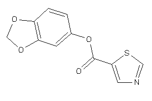 Thiazole-5-carboxylic Acid 1,3-benzodioxol-5-yl Ester