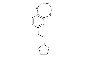 1-[2-(3,4-dihydro-2H-1,5-benzodioxepin-7-yl)ethyl]pyrrolidine