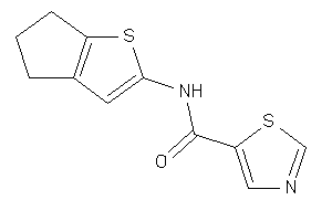 N-(5,6-dihydro-4H-cyclopenta[b]thiophen-2-yl)thiazole-5-carboxamide