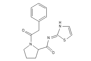 1-(2-phenylacetyl)-N-(4-thiazolin-2-ylidene)pyrrolidine-2-carboxamide