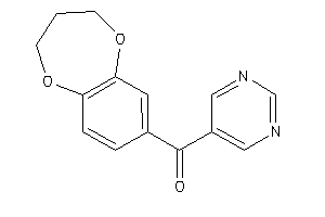 3,4-dihydro-2H-1,5-benzodioxepin-7-yl(5-pyrimidyl)methanone