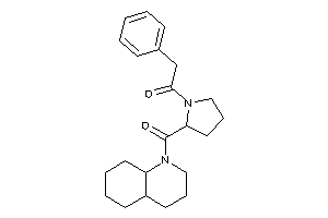 1-[2-(3,4,4a,5,6,7,8,8a-octahydro-2H-quinoline-1-carbonyl)pyrrolidino]-2-phenyl-ethanone