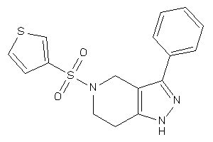 Image of 3-phenyl-5-(3-thienylsulfonyl)-1,4,6,7-tetrahydropyrazolo[4,3-c]pyridine
