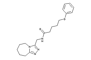 5-phenoxy-N-(6,7,8,9-tetrahydro-5H-[1,2,4]triazolo[4,3-a]azepin-3-ylmethyl)valeramide